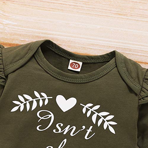 2 piezas de ropa para bebés y niños pequeños y niñas, camiseta de camuflaje, pantalones y suelos. D#3 12-18 Meses