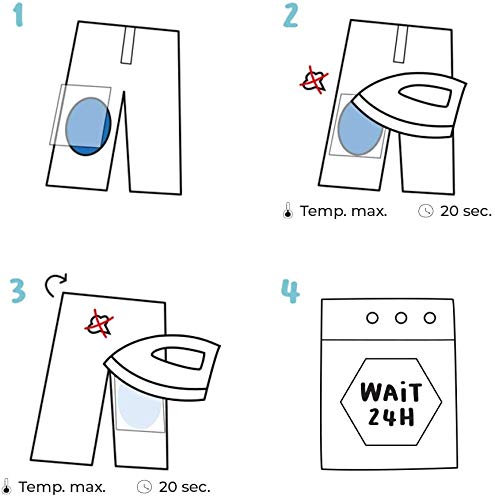 2 rodilleras de Ante color Negro termoadhesivas para planchar. Coderas para proteger tu ropa y reparación de pantalones, chaquetas, jerseys, camisas. 16 x 10 cm. Ref. 93 Negro