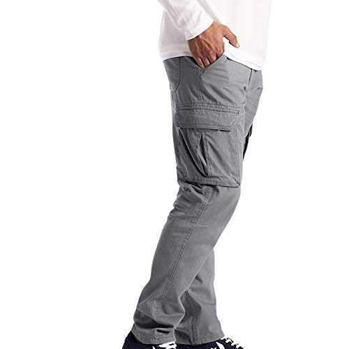 2021 Nuevo Pantalones para Hombre Casual Moda trabajo pantalones Pants Jogging Pantalon Fitness Pantalones Chandal Hombre Largos Pantalones Ropa de hombre Multibolsillos Pantalones de Trekking