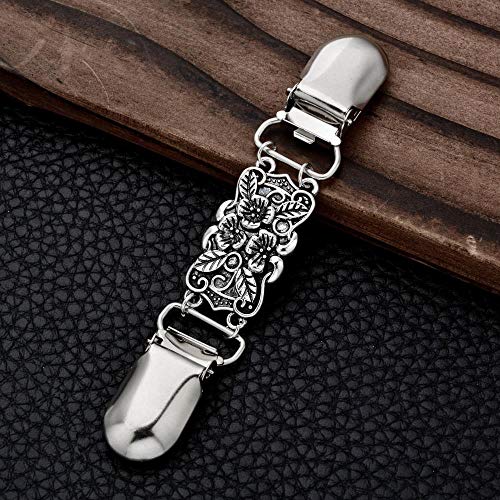 2021 Venta caliente Mujeres Cardigan Suéter Blusa Pin Mantón Broche Clips Camisa Collar Retro Pato Clip Accesorios de encanto de invierno-6, China