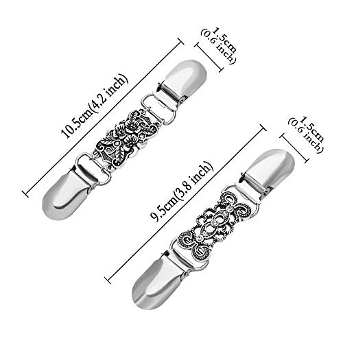 2021 Venta caliente Mujeres Cardigan Suéter Blusa Pin Mantón Broche Clips Camisa Collar Retro Pato Clip Accesorios de encanto de invierno-6, China