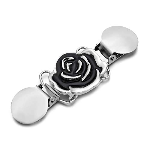 2021 Venta caliente Mujeres Cardigan Suéter Blusa Pin Mantón Broche Clips Camisa Collar Retro Pato Clip Accesorios de encanto de invierno-6, China