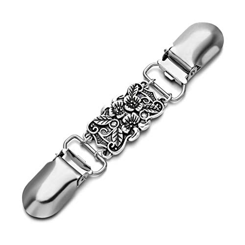 2021 Venta caliente Mujeres Cardigan Suéter Blusa Pin Mantón Broche Clips Camisa Collar Retro Pato Clip Accesorios de encanto de invierno-6, China