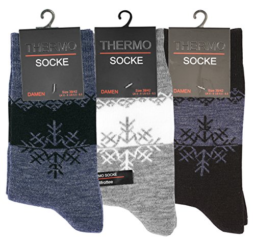 3 Pares Calcetines Mujer Termicos Calcetines Mujer Invierno Otoño Calcetines Para Mujer 39-42