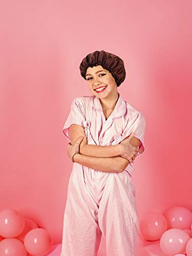 3 Piezas Gorra de Dormir Tapa de la Noche del Capo de Satén para Dormir Turbantes de Cabello Suave para Mujeres y Niñas (Conjunto de Estilos 5)