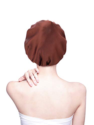 3 Piezas Gorra de Dormir Tapa de la Noche del Capo de Satén para Dormir Turbantes de Cabello Suave para Mujeres y Niñas (Conjunto de Estilos 5)