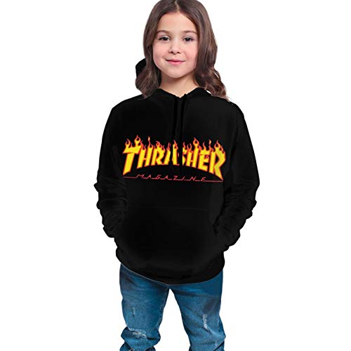 372 Th-Rasher - Sudadera con capucha para niños con impresión 3D