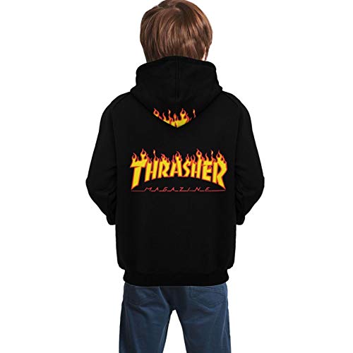 372 Th-Rasher - Sudadera con capucha para niños con impresión 3D