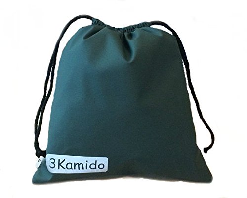 3Kamido® Vadeadores, Botas Pescadores de Muslo, Waders, Juveniles Vadeador para jóvenes, con Bolsa de Transporte, 36, 37, 38, 39 EU, para Adolescentes (Verde, 37 EU)