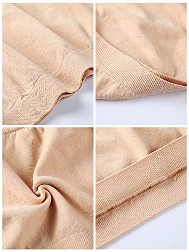 4 Piezas de Sujetador sin Tirantes Bandeau Bralette de Mujeres Sujetador Estirable sin Relleno ni Costura (Talla S-M)