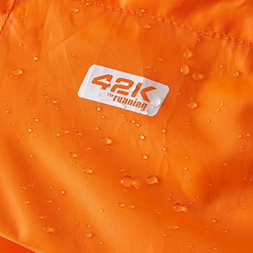 42K Running - Chaleco Técnico Waterproof Vest Naranjaa-Blanco S