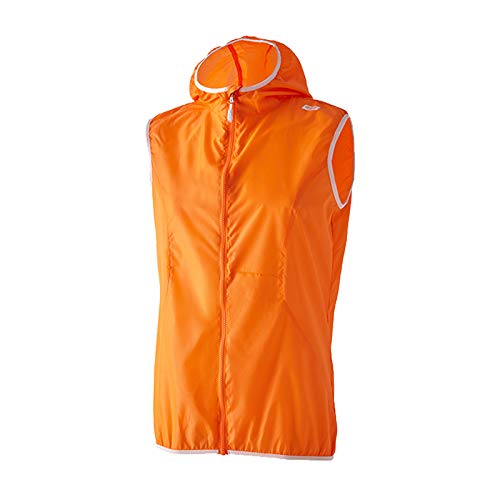 42K Running - Chaleco Técnico Waterproof Vest Naranjaa-Blanco S