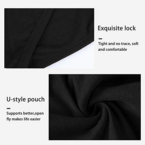 5Mayi Slips Calzoncillos para Hombre en Ropa Interior clásica Suave y cómoda de algodón elástico M