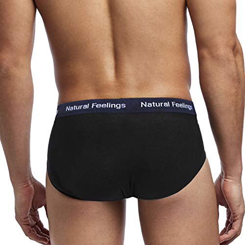 5Mayi Slips Calzoncillos para Hombre en Ropa Interior clásica Suave y cómoda de algodón elástico M