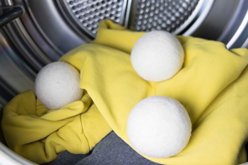 8-Natur - Bolas secadora extragrandes XXL, bolas para secadora de lana naturales - pelotas de lana para secar ropa, hechas de lana merino 100 % pura