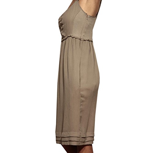 83232 vestito BURBERRY BRIT SETA abito donna dress women [40]