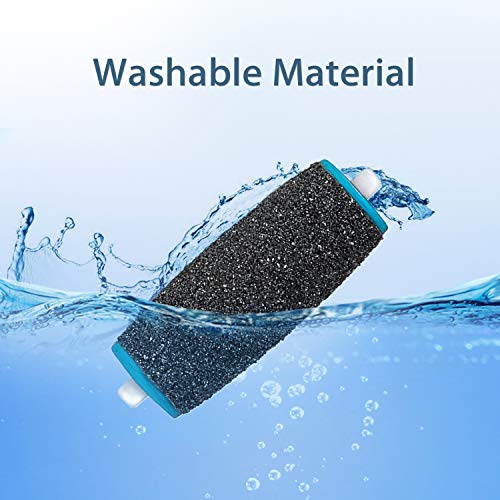 9Pcs Scholl Velvet Smooth Pedi Repuestos de Cabezales de Rodillos de Repuesto, Extra Grueso para Removedor de Piel Dura