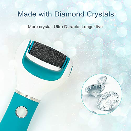 9Pcs Scholl Velvet Smooth Pedi Repuestos de Cabezales de Rodillos de Repuesto, Extra Grueso para Removedor de Piel Dura