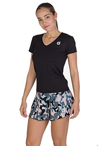 a40grados Sport & Style, Camiseta Candy (con Mangas), Mujer, Tenis y Padel (Paddle) (40 M)