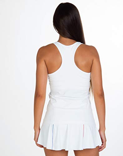 a40grados Sport & Style, Camiseta Cielo Blanca, Mujer, Tenis y Padel (Paddle) (40 M)