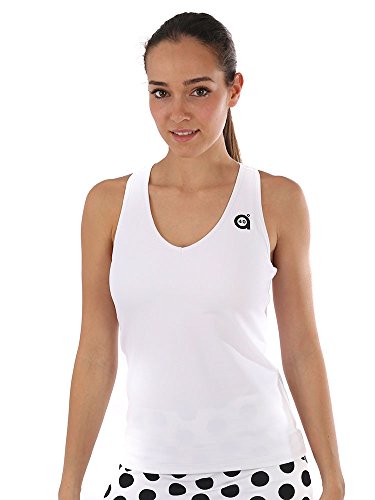 a40grados Sport & Style, Camiseta Cielo Blanca, Mujer, Tenis y Padel (Paddle) (40 M)