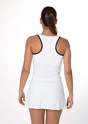 a40grados Sport & Style, Camiseta Trass Blanca, Mujer, Tenis y Padel (Paddle) (40 M)