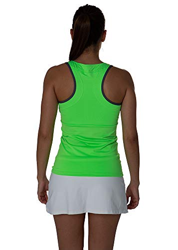 a40grados Sport & Style, Camiseta Trass (Color Verde Lima), Mujer, Tenis y Padel (Paddle) (36 XS)