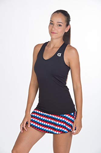 a40grados Sport & Style, Falda Geometric, Mujer, Tenis y Padel (Paddle) (36 XS)