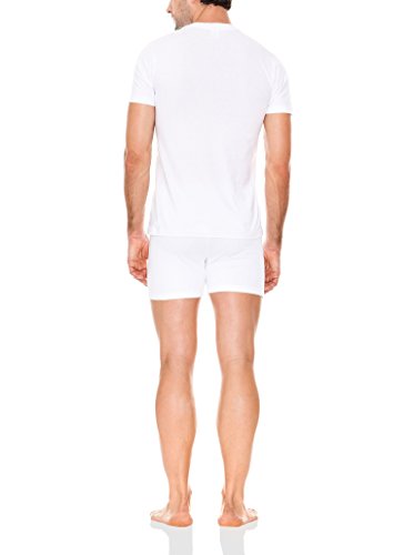 ABANDERADO Camiseta de algodón Manga Corta Cuello Redondo, Blanco, Tamaño Fabricante: XL / 56 para Hombre