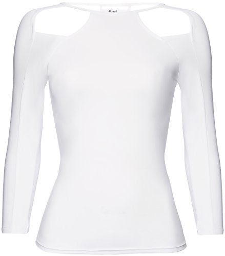 Activewear Camiseta Deportiva para Mujer , Blanco (White), 38 (Talla del Fabricante: Small)