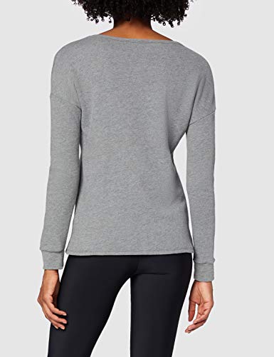 Activewear Sudadera 'Oversized' para Mujer, Gris (Grey Marl), 42 (Talla del Fabricante: Large)
