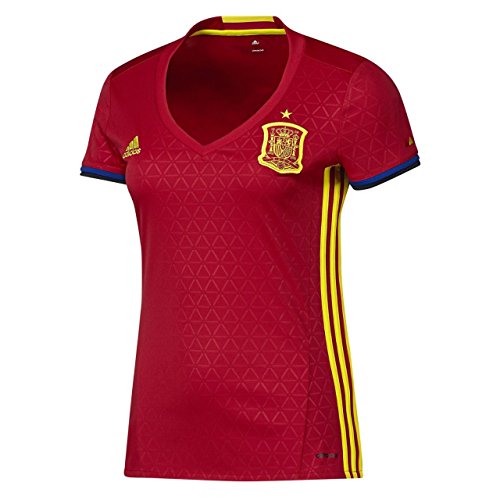 adidas 1ª Equipación Federación Española de Fútbol 2016/2017 - Camiseta Oficial Mujer, Talla S