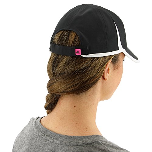 adidas Adizero Gorra para Mujer, Mujer, Black/Solar Pink/White