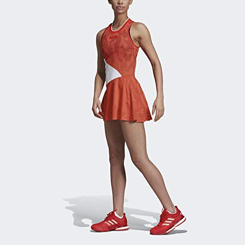 adidas Asmc Dress Vestido, Mujer, rojact, S