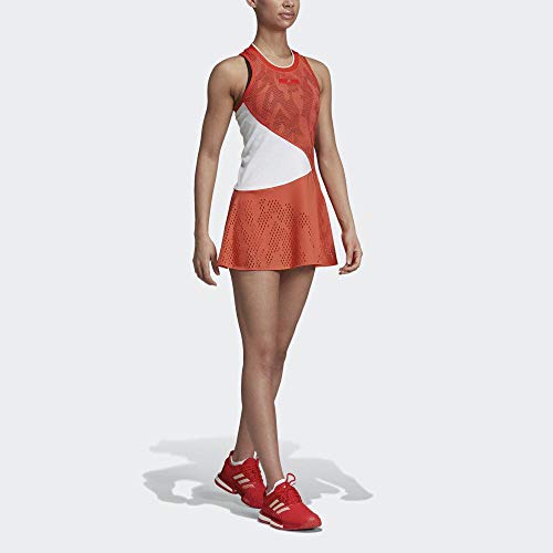 adidas Asmc Dress Vestido, Mujer, rojact, S