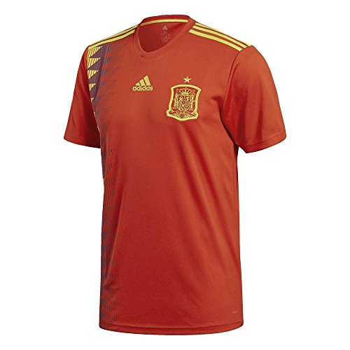 adidas Camiseta de la Selección Española de Fútbol para el Mundial 2018, Oficial, Hombre, 1ª Equipación, Talla S