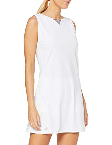 adidas Club Vestido de Tenis, Mujer, Blanco, M