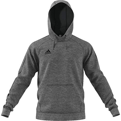 Adidas CORE18 Hoody Sudadera con Capucha, Hombre, Gris (Gris/Negro), 2XL