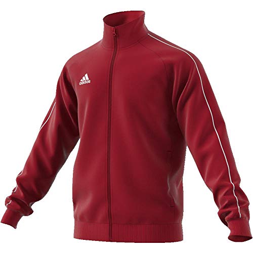 adidas CORE18 PES JKT Sport jacket, Hombre, Power Red/ White, M