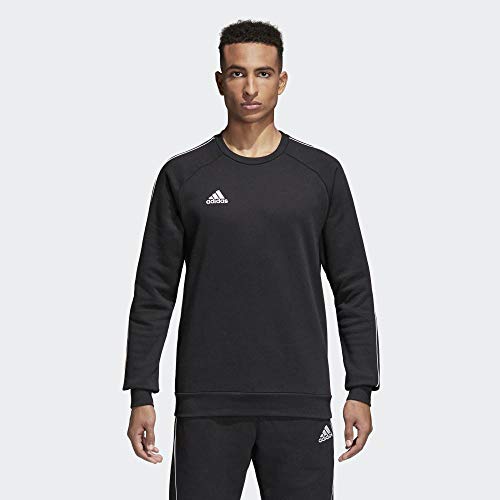 adidas CORE18 SW Top Sudadera, Hombre, Negro (Negro/Blanco), S