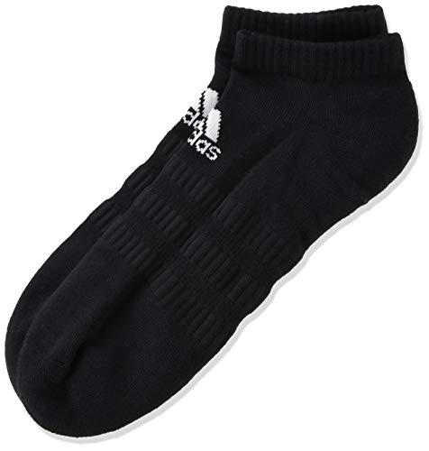 adidas CUSH LOW 3PP Socks, Unisex adulto, Black/Black/Black, S