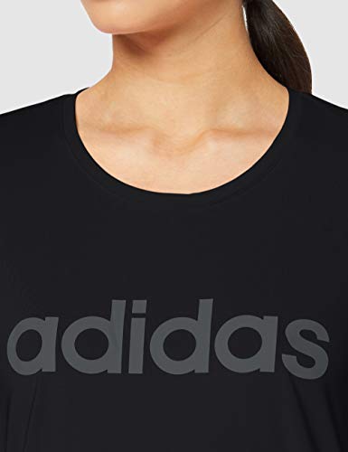 adidas Design 2 Move W TS Camiseta, Mujer, Negro (Black/White), XS