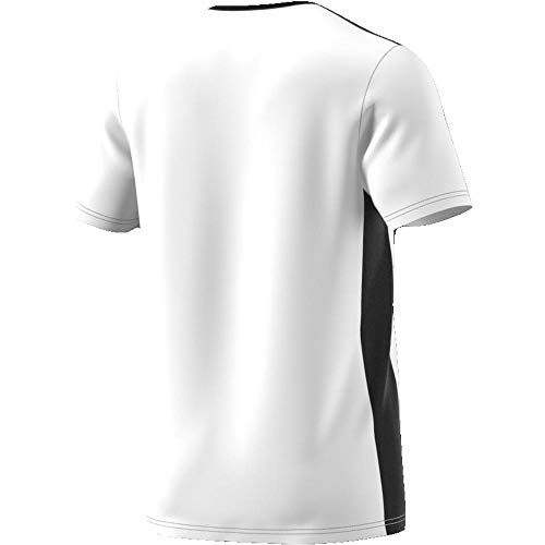 adidas Entrada 18 JSY T-Shirt, Hombre, White/Black, S