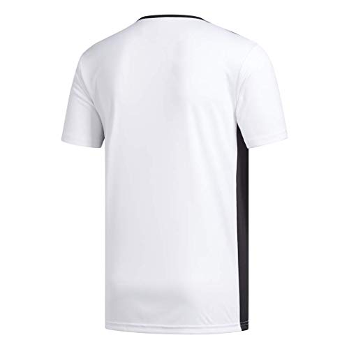 adidas Entrada 18 JSY T-Shirt, Hombre, White/Black, S