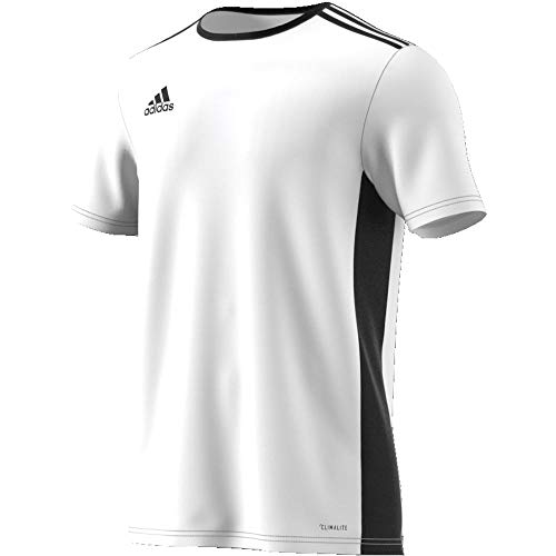 adidas Entrada 18 JSY T-Shirt, Hombre, White/Black, S