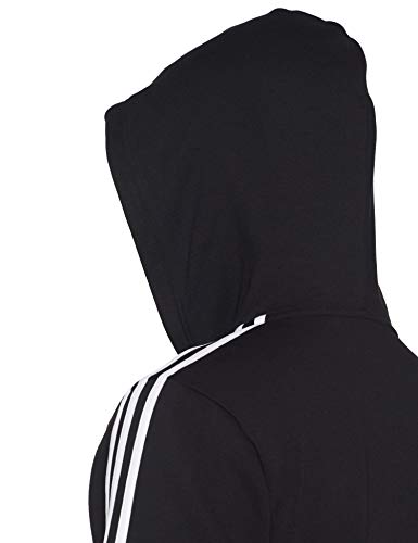adidas ESS 3S FZ B Sudadera, Negro (Negro/Blanco), M para Hombre