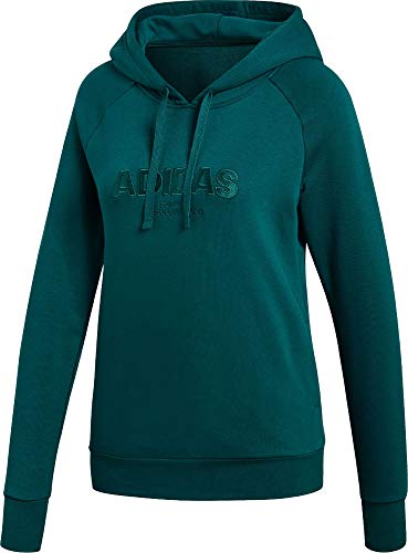 adidas ESS Allcap Oh H Camiseta, Verde Noble, S para Mujer