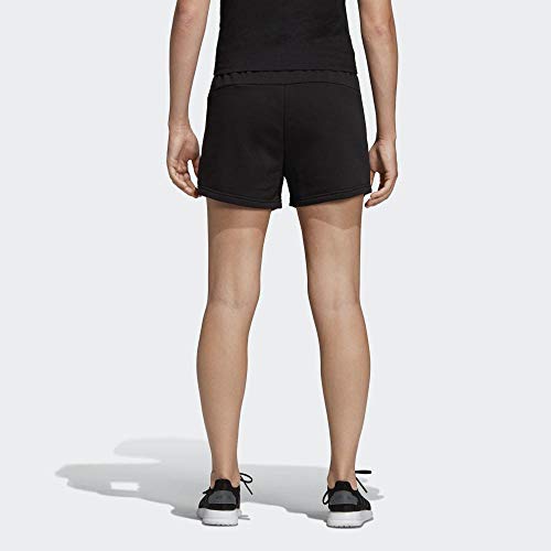 adidas Essentials Linear Logo Shorts W Pantalones Cortos, Mujer, Negro (Black/White), S