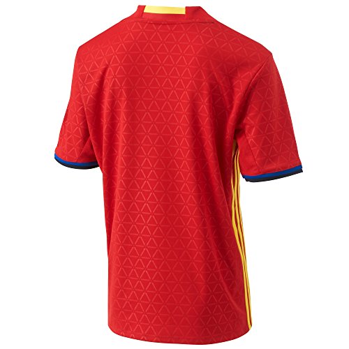 adidas FEF H JSY Y Camiseta Selección Española de Futbol 1ª Equipación 2016/2017, niño, Rojo/Amarillo/Azul (Escarl/Amabri), 152