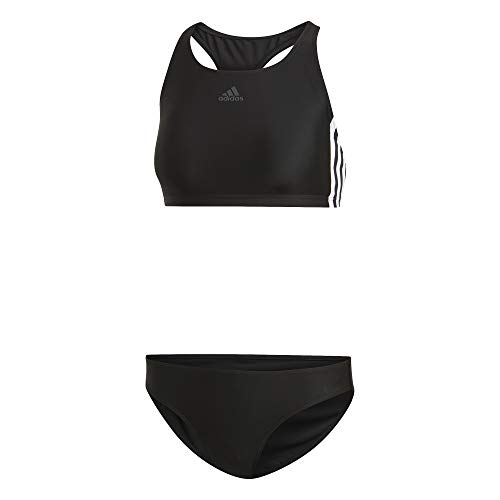 adidas Fit 2pc 3s Traje de Baño, Mujer, Negro (Black), 36